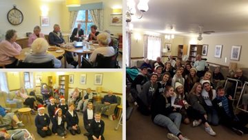 Festive fun at Wakefield care home